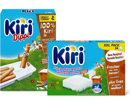 Kiri-Doppelrahm Frischkäse oder -Dippi