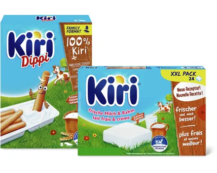 Kiri-Doppelrahm Frischkäse oder -Dippi