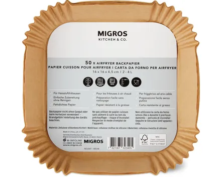 Kitchen & Co. Airfryer Backpapier, FSC®