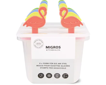 Kitchen & Co. Form für Eis am Stiel Flamingo