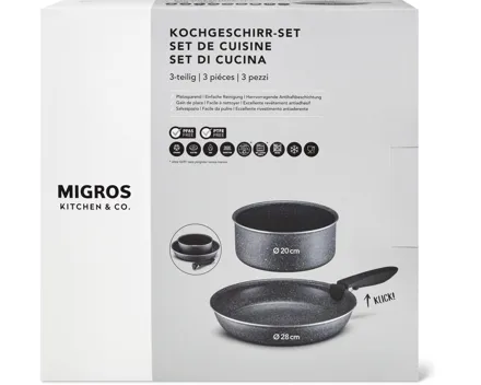 Kitchen & Co. Kochgeschirr-Set, 3er-Set
