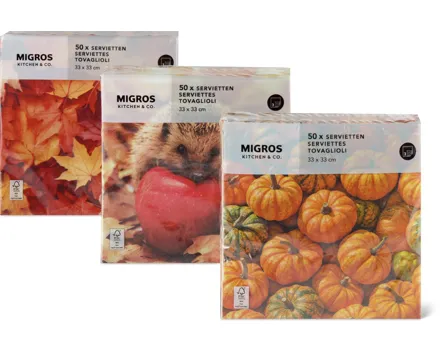 Kitchen & Co. Papierservietten, FSC®