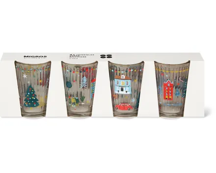 Kitchen & Co. Trinkgläser mit Weihnachtssujet