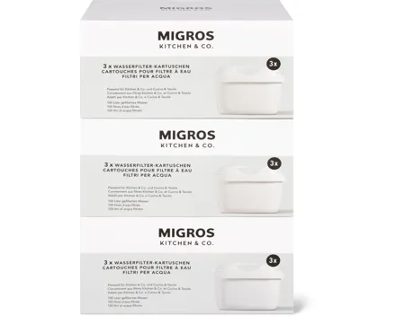 Kitchen & Co. Wasserfilter-Kartuschen, 3er-Pack
