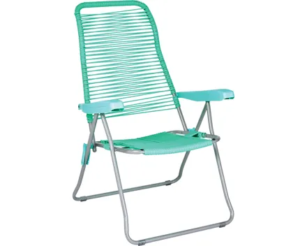 Klappstuhl Rosa, türkis