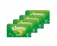 Kleenex Balsam Taschentücher Box, 4x56 Stück