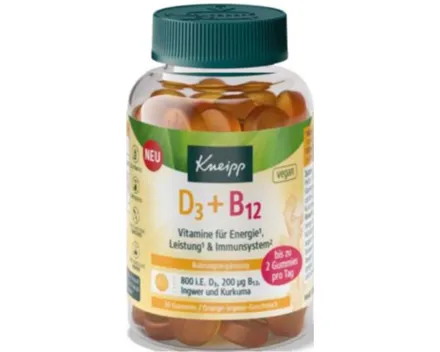 Kneipp D3 + B12 Gummies 60 Stück