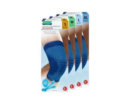 Kniegelenkbandage mit Kühlpads