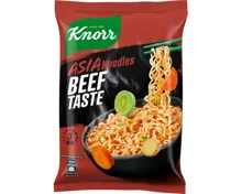 Knorr Asia Noodles Beef Taste Beutel Instant Nudel Snack 1 Portion