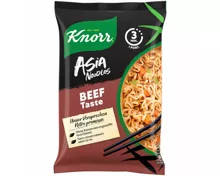 Knorr Asia Noodles Beef Taste Beutel Instant Nudel Snack 1 Portion