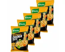 Knorr Asia Noodles Chicken Taste Beutel Instant Nudel Snack 1 Portion