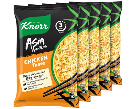 Knorr Asia Quick Noodles Chicken 5 x 70 g