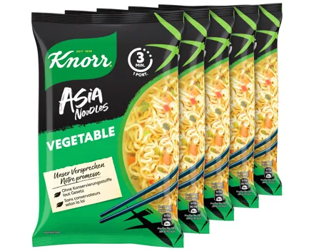 Knorr Asia Quick Noodles Vegetable 5 x 70 g
