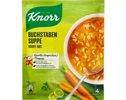 Knorr Buchstabensuppe