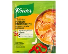 KNORR Mixes Trio, Peperoni Rahmschnitzel