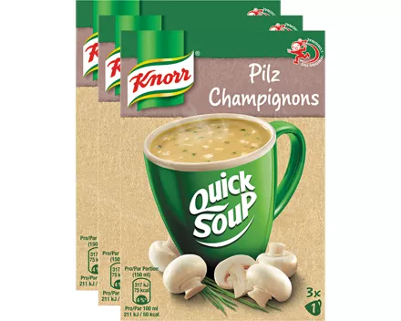 Knorr Quick Soup Pilz