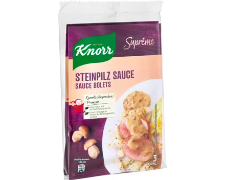 Knorr Suprême Sauce Steinpilz