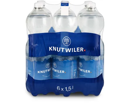 Knutwiler Blau Mineralwasser mit Kohlensäure 6x1,5l