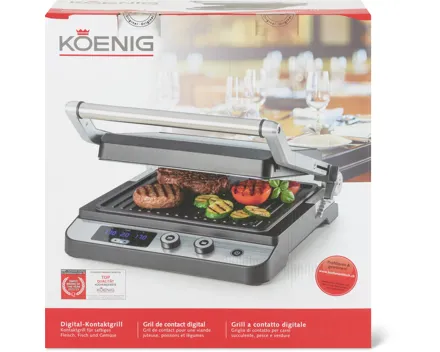 Koenig Digital-Kontaktgrill