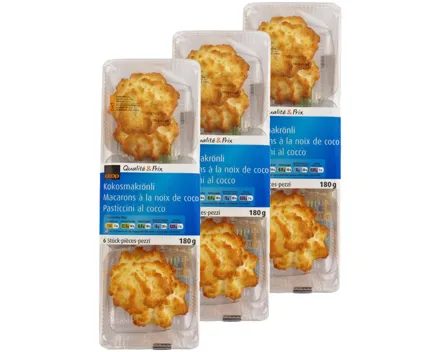 Kokosmakrönli 3x180g