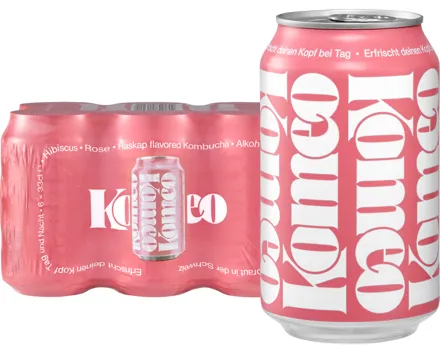 Komeo Kombucha Hibiscus Rose Haskap