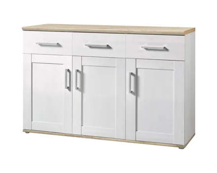 Kommode Chalet Dekor Sibiu Lärche Eiche San Remo hell 140 x 88 x 45 cm