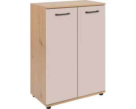 Kommode Nori, Dekor Artisan Eiche/Kaschmir, 60 x 85.5 x 35 cm