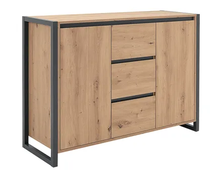 Kommode Verden Dekor Eiche Artisan 120 x 88 x 40 cm