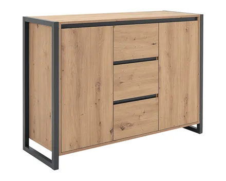 Kommode Verden Dekor Eiche Artisan 120 x 88 x 40 cm