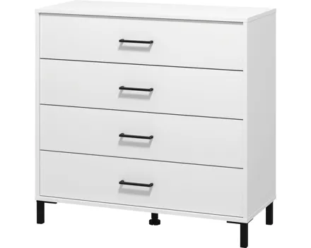 Kommode Vienna, Dekor weiss, 93 x 90 x 40 cm