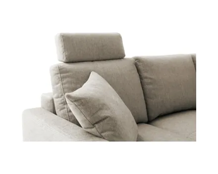 Kopfstütze Pierre Stoff taupe