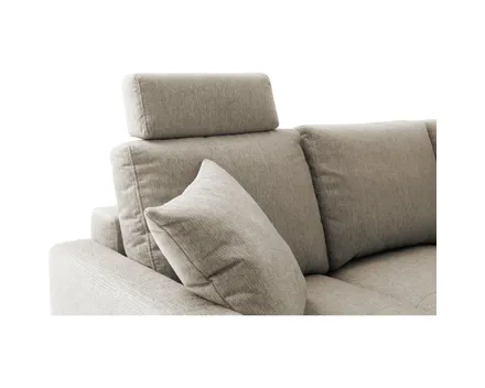 Kopfstütze Premium Pierre Stoff taupe