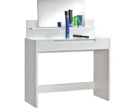 Kosmetiktisch Mailand Dekor weiss 97 x 126 x 42 cm