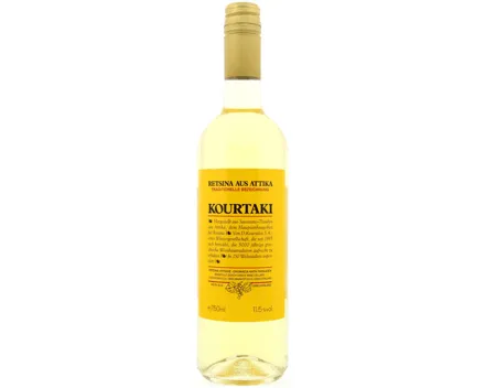 Kourtaki Retsina Attika – Weisswein, Griechenland (0.75l)