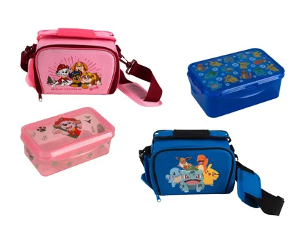 Kühltasche mit 3 Lunchboxen Paw Patrol/Pokémon