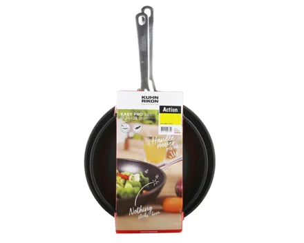 Kuhn Rikon Bratpfannen-Set Easy Pro 24+28cm