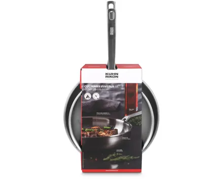 Kuhn Rikon Pfannen Set Culinary Fiveply 24+28cm