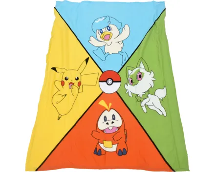 Kuscheldecke Polarefleece Pokémon