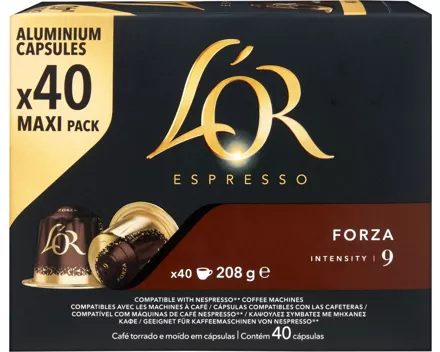 L’OR Espresso Kaffeekapseln Forza