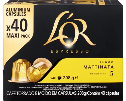 L’OR Espresso Kaffeekapseln Lungo Mattinata