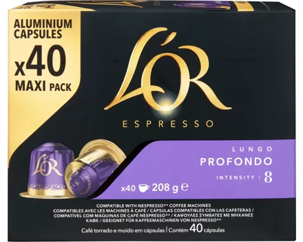 L’OR Espresso Kaffeekapseln Lungo Profondo