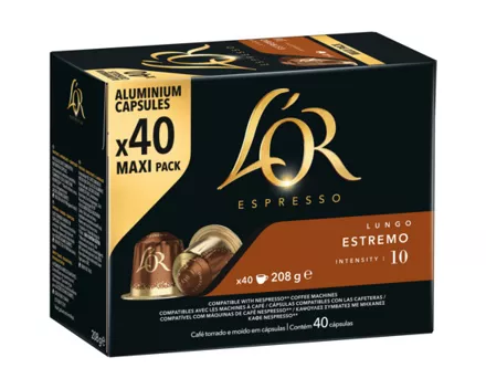 L'Or Espresso Lungo Estremo 40 Kapseln