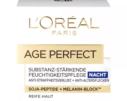 L’Oréal Age Perfect Nacht Feuchtigkeitspflege für reife Haut