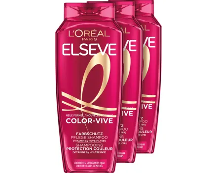 L'Oréal Elsève Color-Vive Shampoo 3 x 250 ml