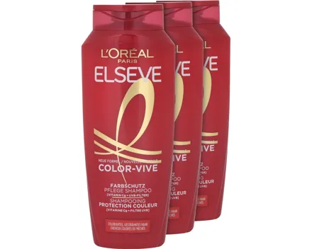 L'Oréal Elsève Color-Vive Shampoo 3 x 250 ml