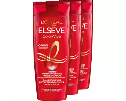 L'Oréal Elsève Color-Vive Shampoo 3 x 250 ml