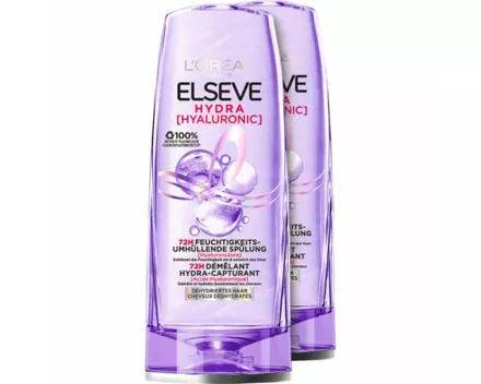 L'Oréal Elsève Conditioner Hydra Hyaluronic 2 x 200 ml