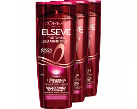 L'Oréal Elsève Full Resist Power Booster Pflegeshampoo 3 x 250 ml