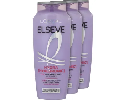 L'Oréal Elsève Shampoo Hydra Hyaluronic 3 x 250 ml