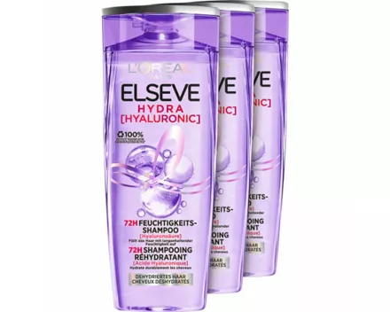 L'Oréal Elsève Shampoo Hydra Hyaluronic 3 x 250 ml